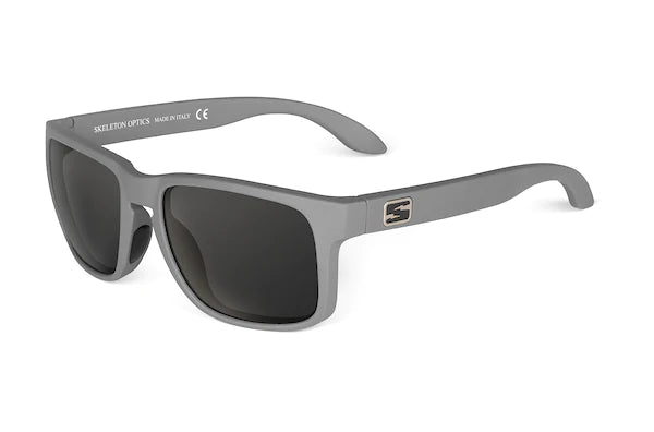 Matte Gray Sunglasses with gray lenses